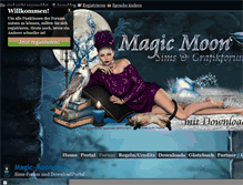 Tablet Screenshot of magic-moon-sims3.com